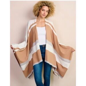 Polagram Cream Open Cardigan